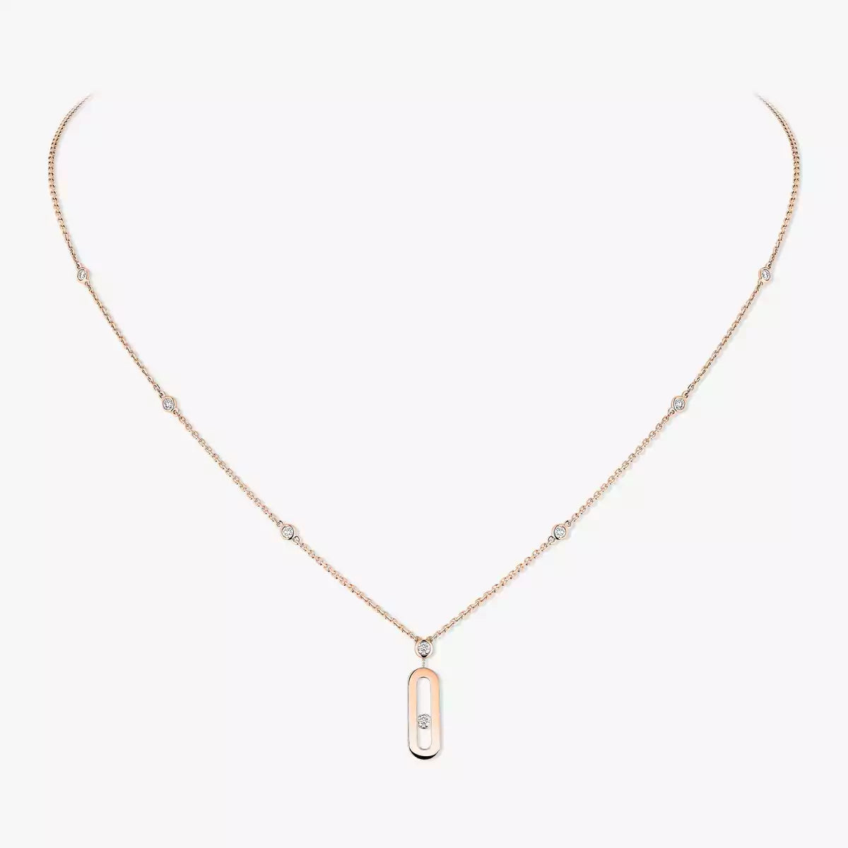 [Leaves]SIGNATURE FRAME NECKLACE