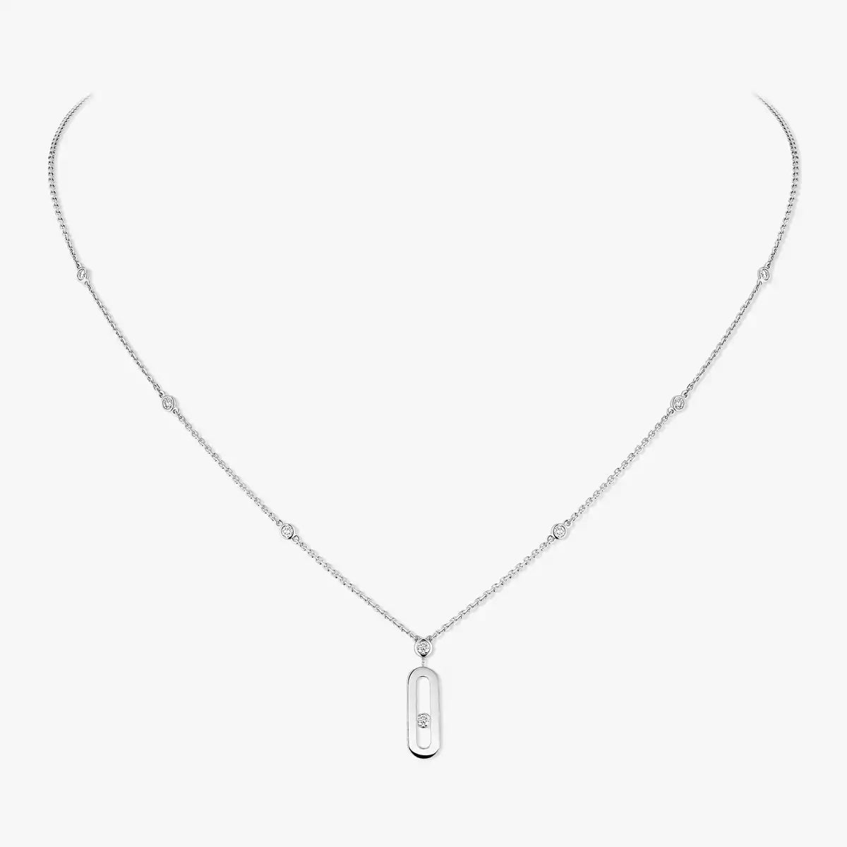 [Leaves]SIGNATURE FRAME NECKLACE