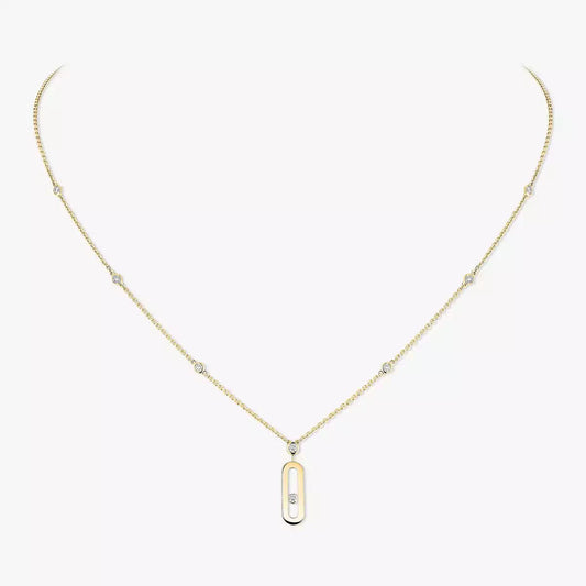 [Leaves]SIGNATURE FRAME NECKLACE
