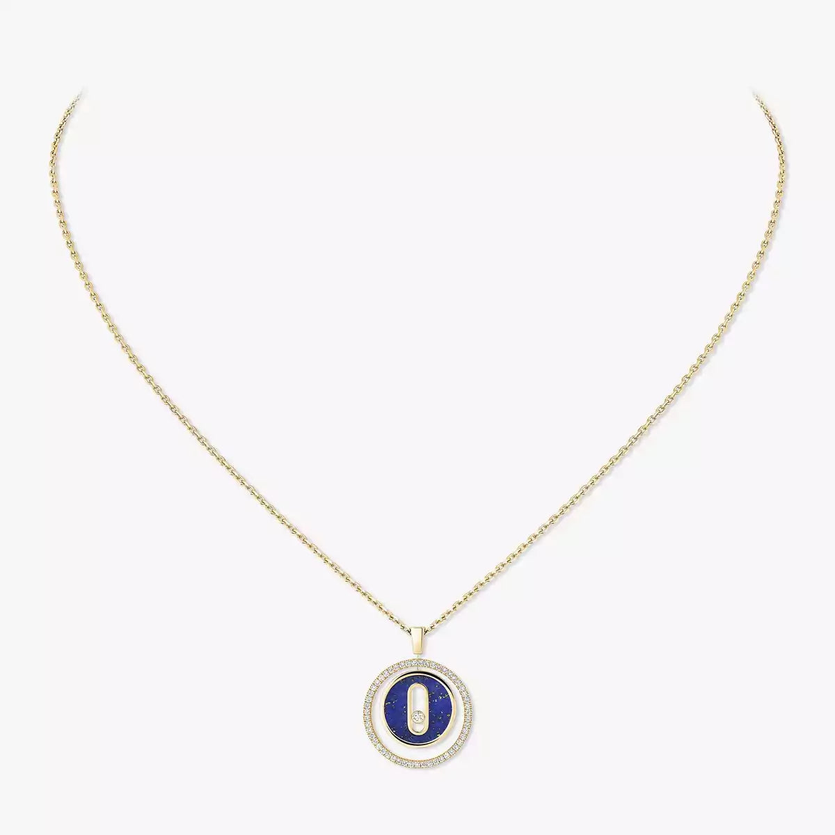 [Leaves]LUCKY MOVE DIAMOND NECKLACE