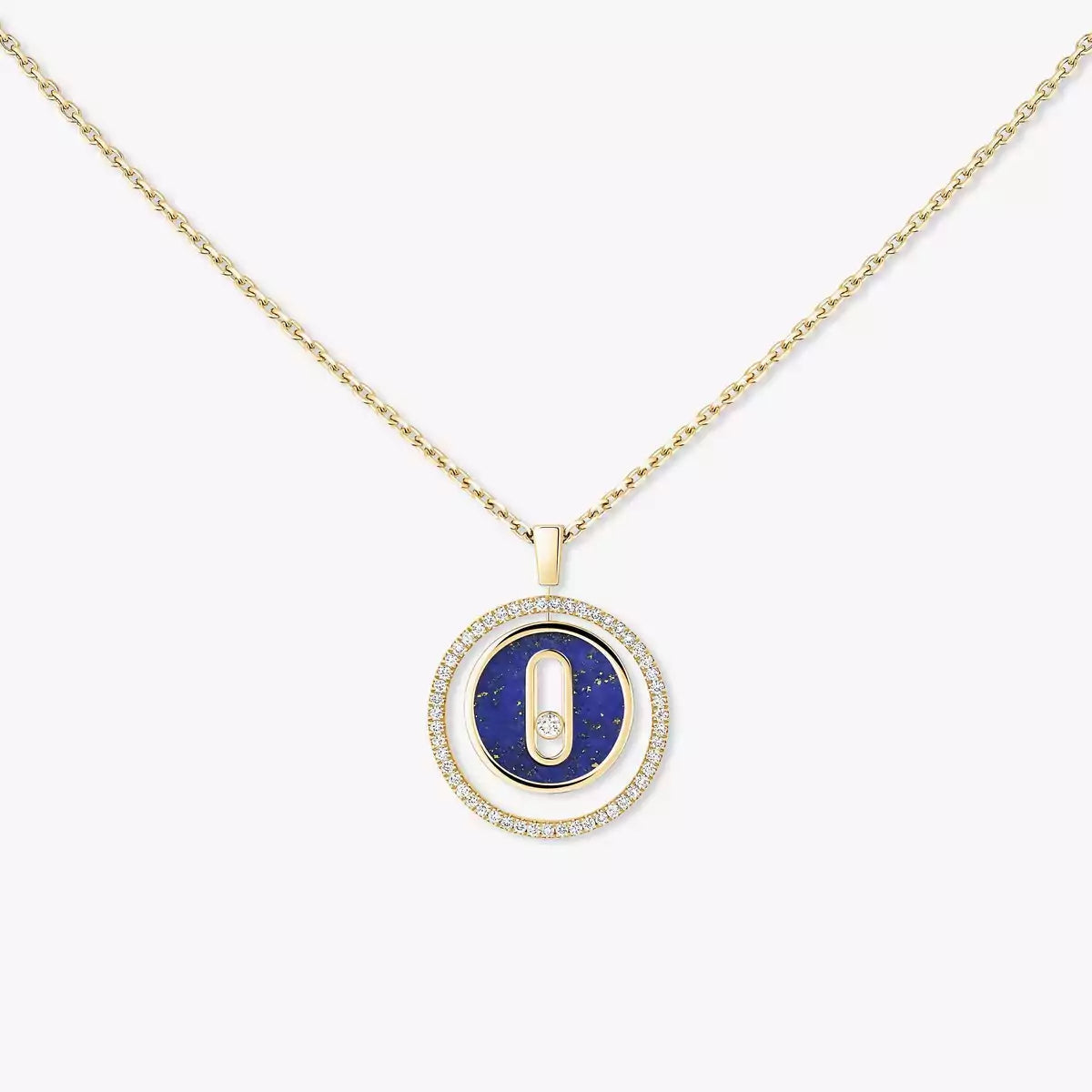 [Leaves]LUCKY MOVE DIAMOND NECKLACE