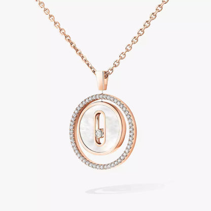 [Leaves]LUCKY MOVE DIAMOND NECKLACE