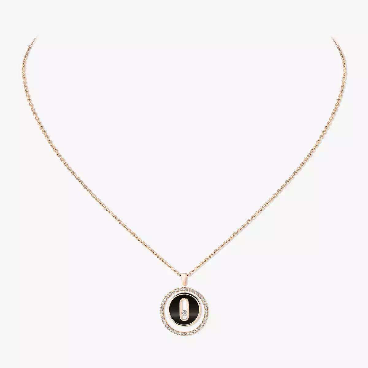 [Leaves]LUCKY MOVE DIAMOND NECKLACE