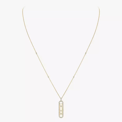 [Leaves]MOVE 10TH ANNIVERSARY PENDANT NECKLACE