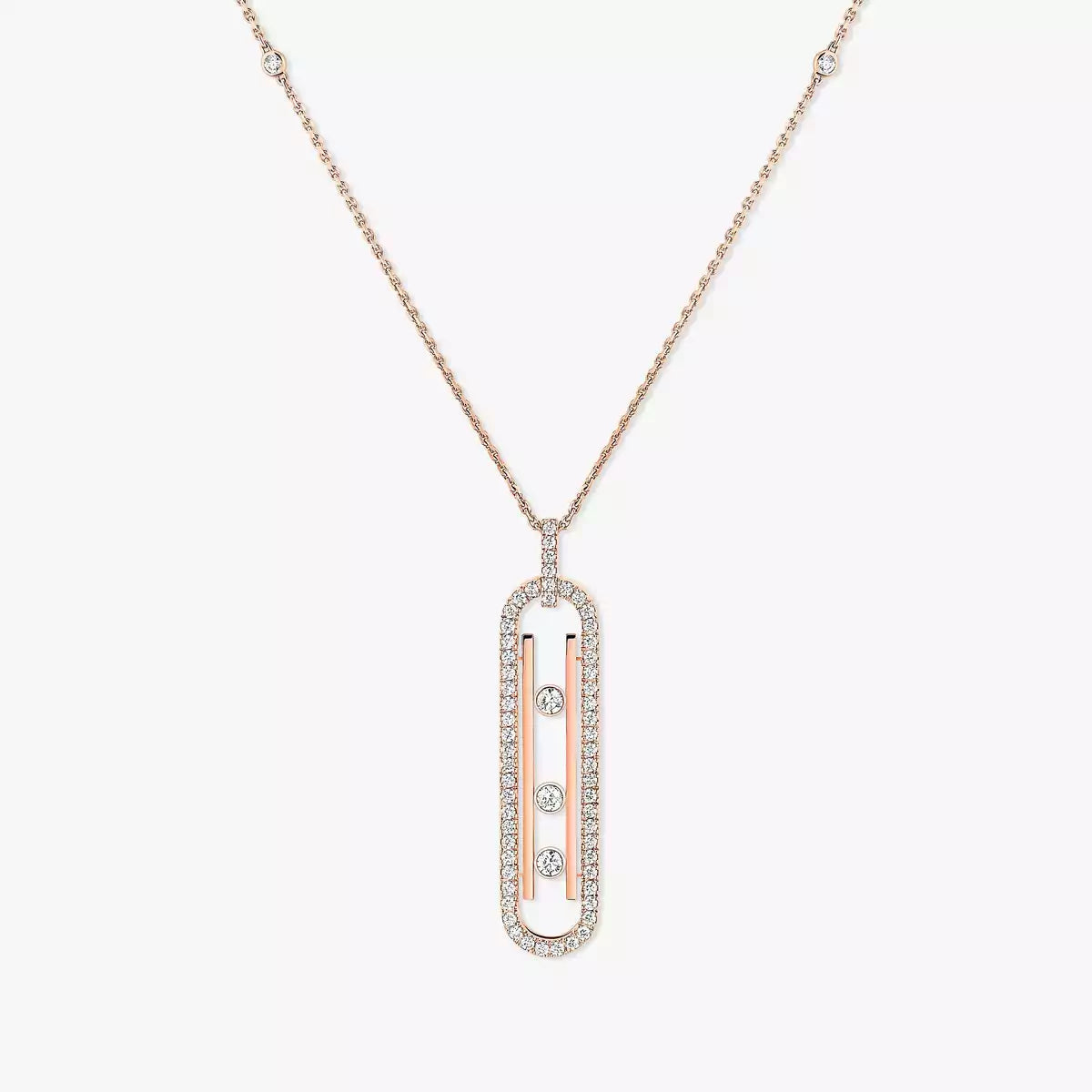 [Leaves]Diamond Necklace Move 10Th