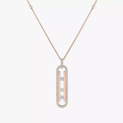 [Leaves]Diamond Necklace Move 10Th