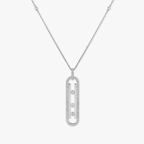 [Leaves]MOVE 10TH ANNIVERSARY PENDANT NECKLACE