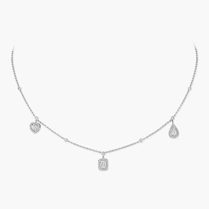 [Leaves]TRIFECTA CHARM NECKLACE
