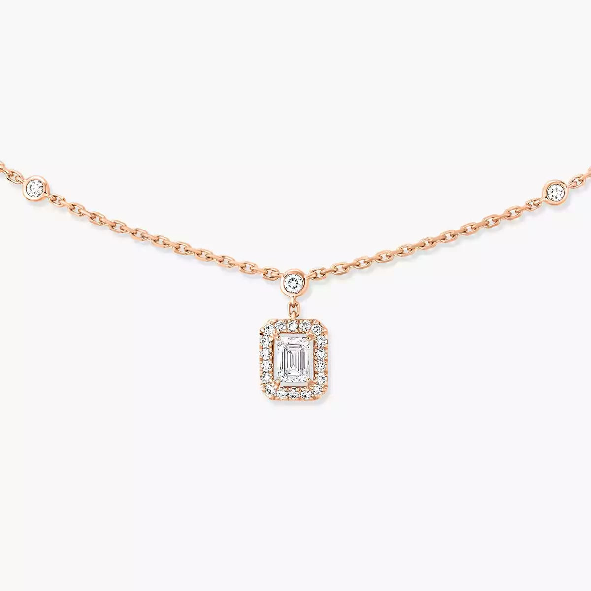 [Leaves]TRIFECTA CHARM NECKLACE