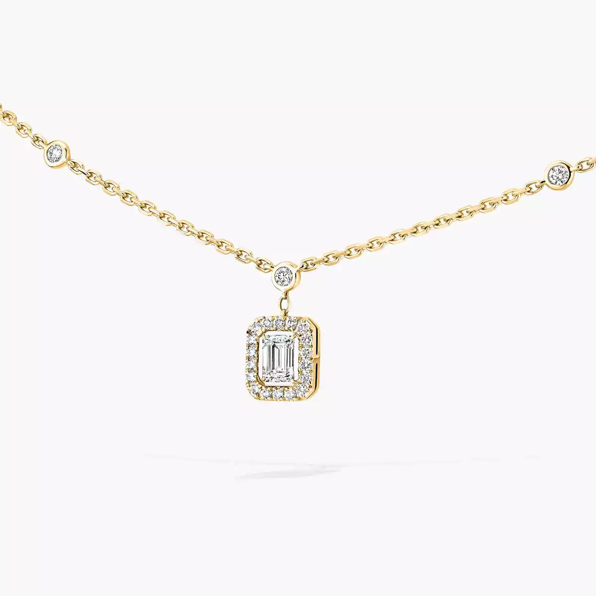 [Leaves]TRIFECTA CHARM NECKLACE