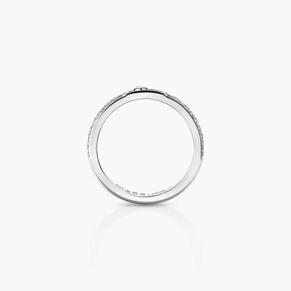 [Leaves]MOVE JOAILLERIE PAVÉ DIAMOND WEDDING RING