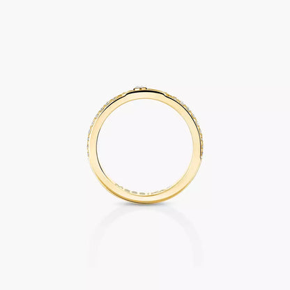 [Leaves]MOVE JOAILLERIE PAVÉ DIAMOND WEDDING RING