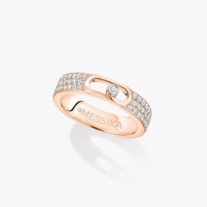 [Leaves]MOVE JOAILLERIE PAVÉ DIAMOND WEDDING RING