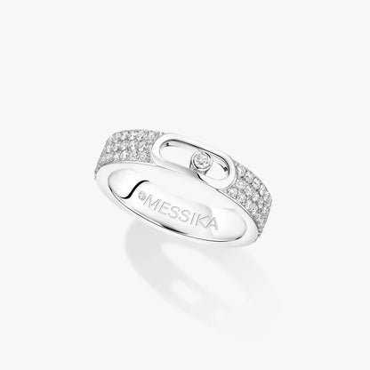 [Leaves]MOVE JOAILLERIE PAVÉ DIAMOND WEDDING RING