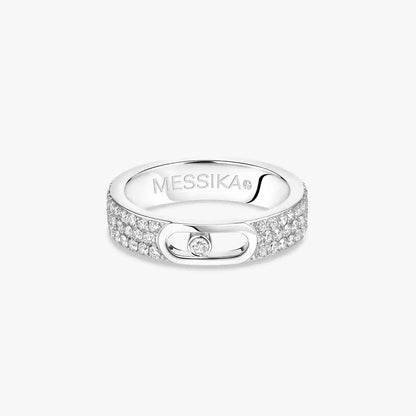 [Leaves]MOVE JOAILLERIE PAVÉ DIAMOND WEDDING RING