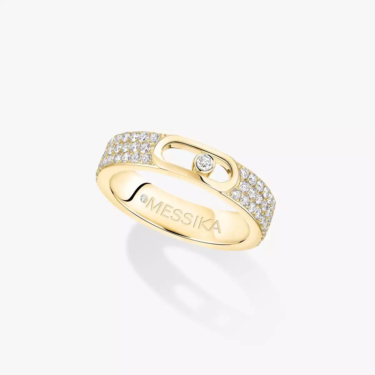 [Leaves]MOVE JOAILLERIE PAVÉ DIAMOND WEDDING RING