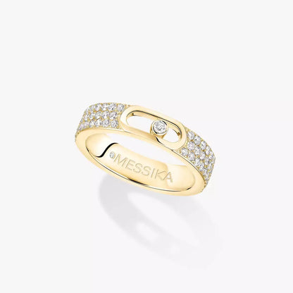 [Leaves]MOVE JOAILLERIE PAVÉ DIAMOND WEDDING RING
