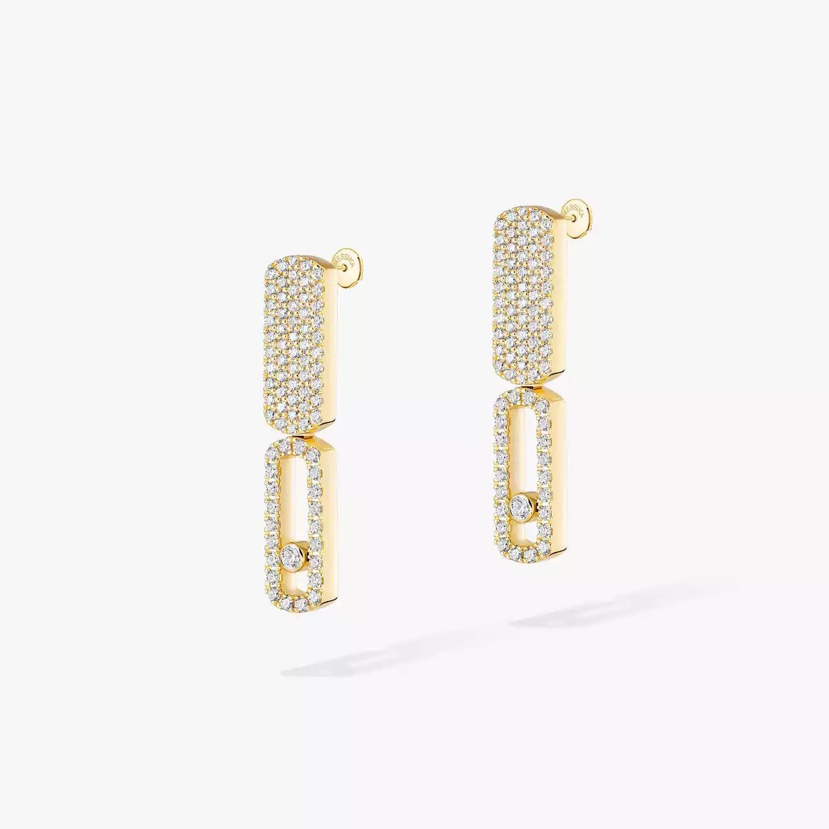 [Leaves]IMPERIAL MOVE SM DIAMOND EARRINGS