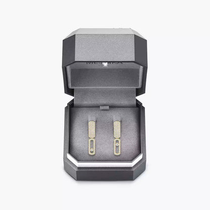 [Leaves]IMPERIAL MOVE SM DIAMOND EARRINGS