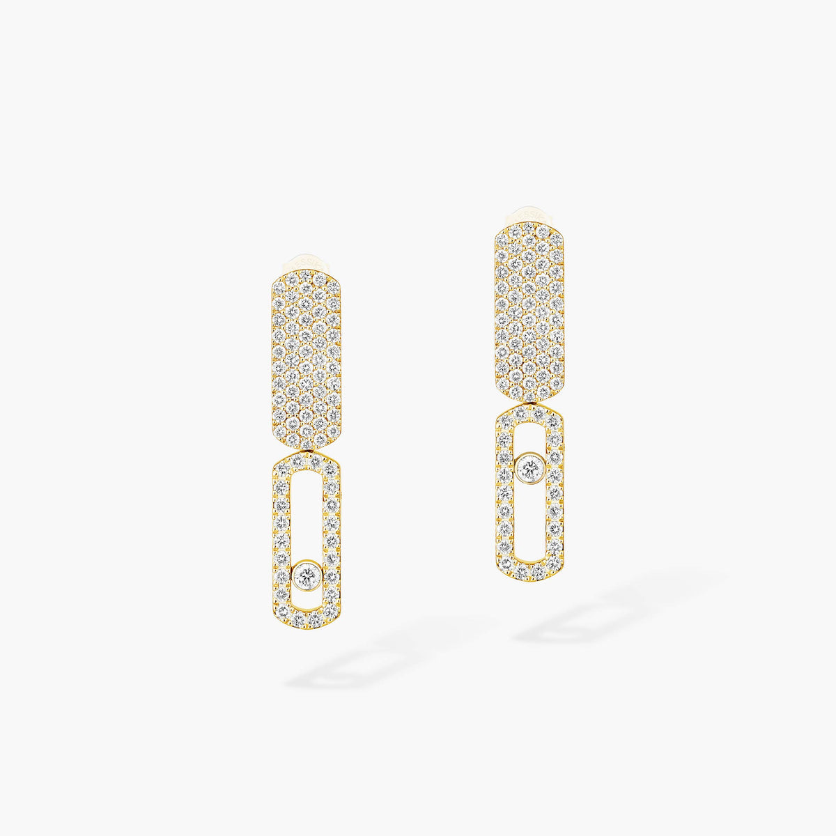 [Leaves]IMPERIAL MOVE SM DIAMOND EARRINGS