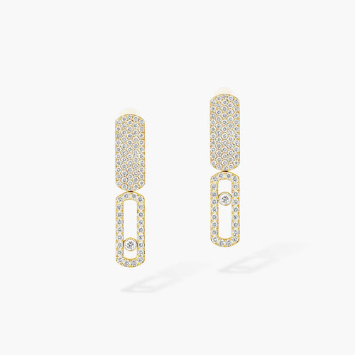 [Leaves]IMPERIAL MOVE SM DIAMOND EARRINGS