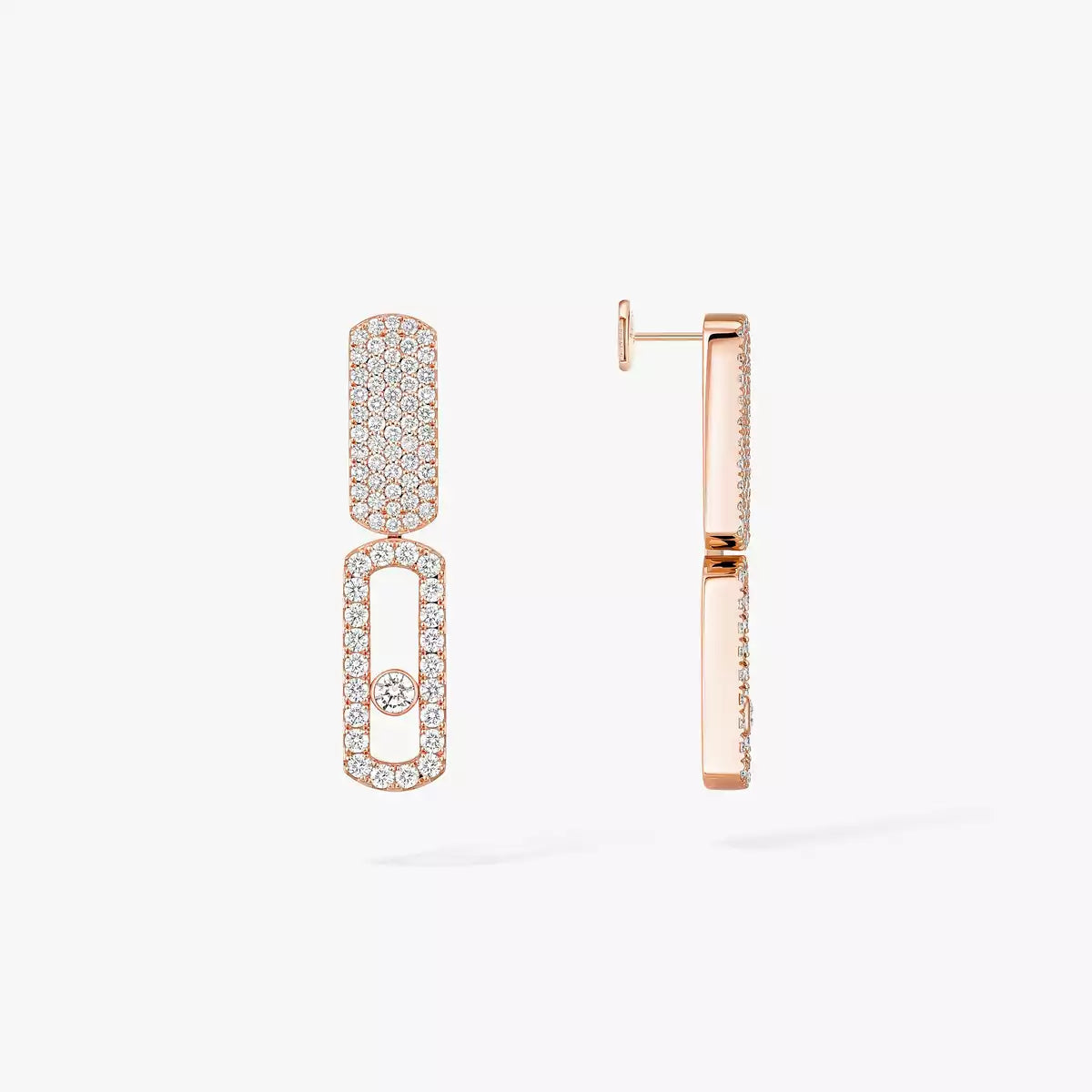 [Leaves]IMPERIAL MOVE SM DIAMOND EARRINGS