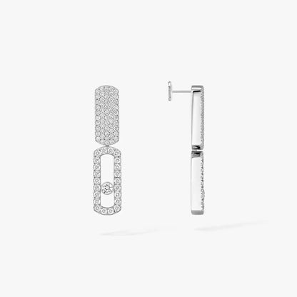 [Leaves]IMPERIAL MOVE SM DIAMOND EARRINGS