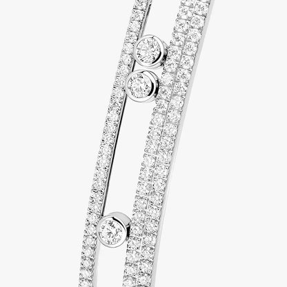[Leaves]MOVE ROMANE PAVÉ DIAMOND BANGLE BRACELET