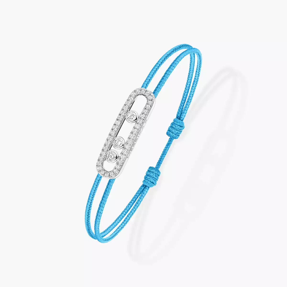 [Leaves]CARE(S) PAVÉ CORD BRACELET