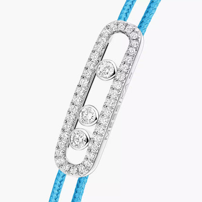 [Leaves]CARE(S) PAVÉ CORD BRACELET
