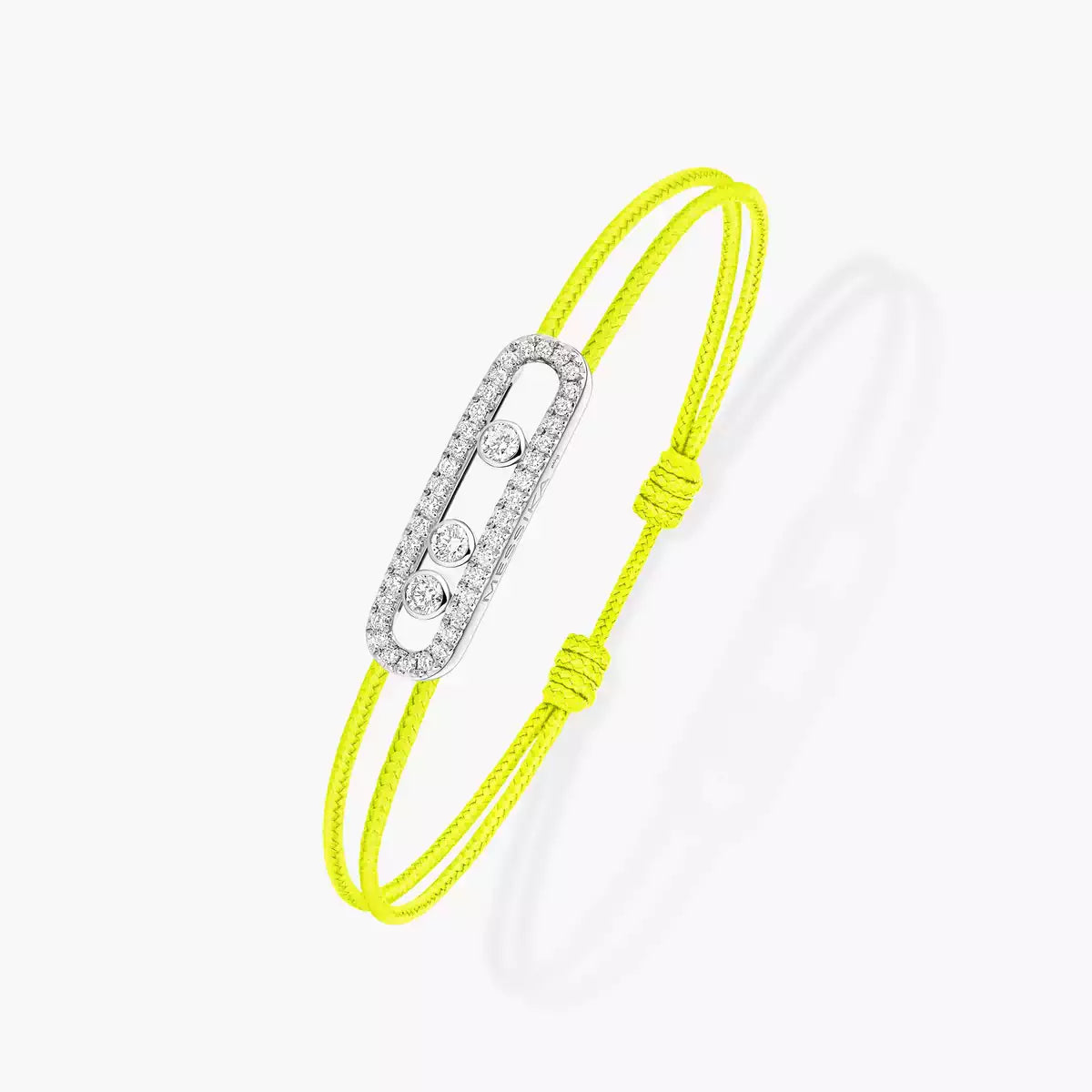 [Leaves]CARE(S) PAVÉ CORD BRACELET