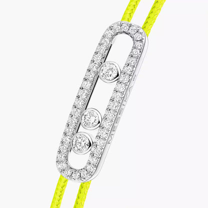 [Leaves]CARE(S) PAVÉ CORD BRACELET