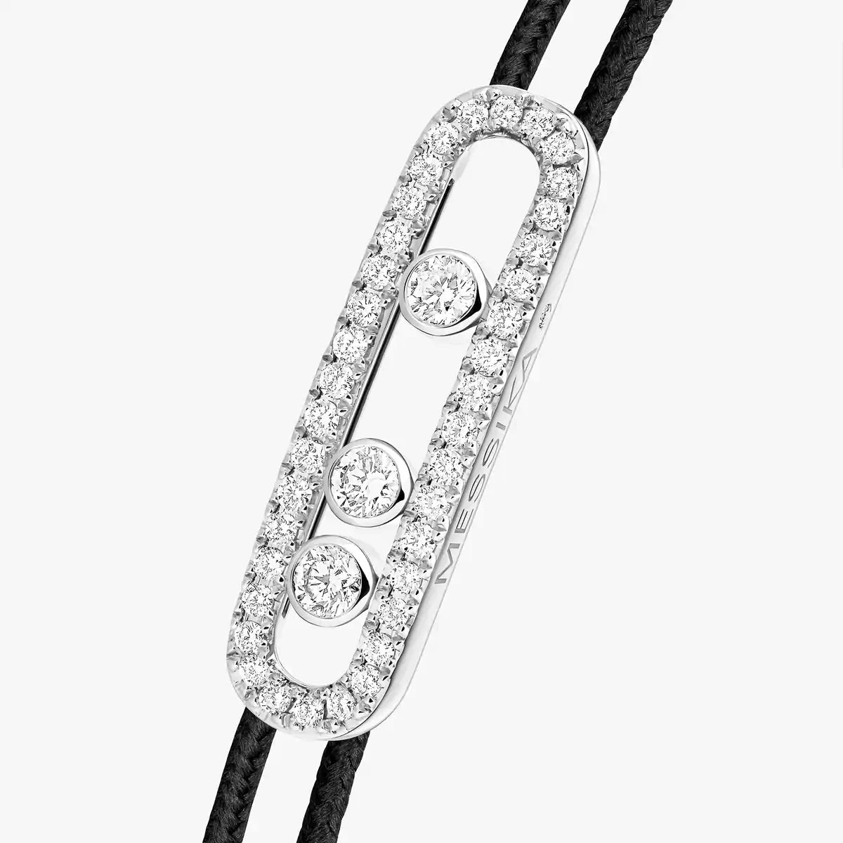 [Leaves]CARE(S) PAVÉ CORD BRACELET