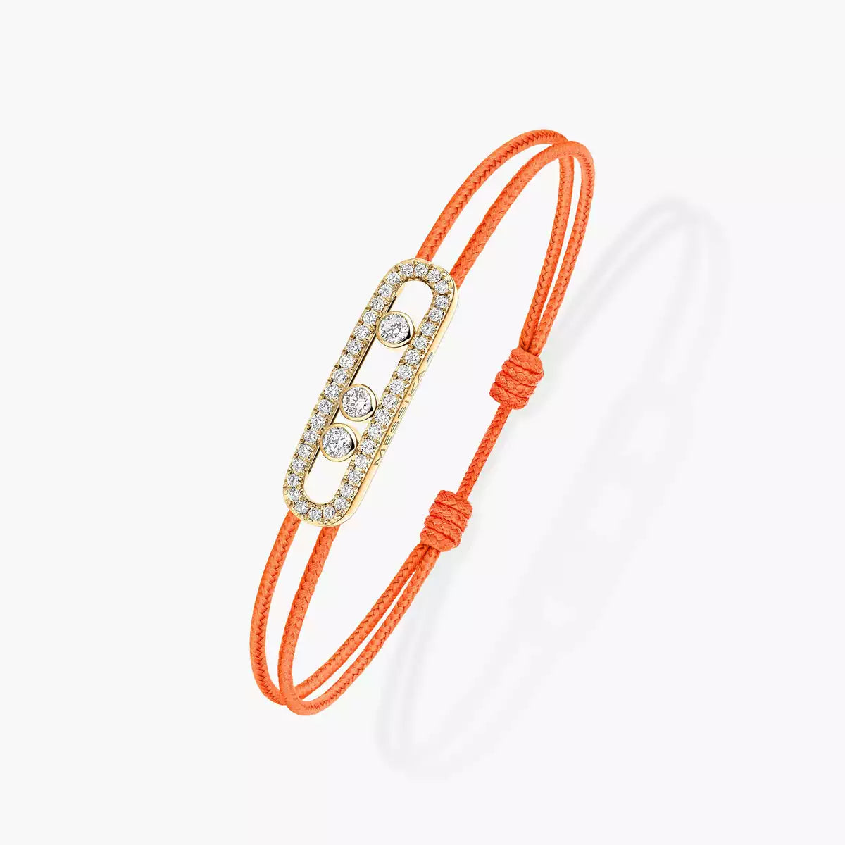 [Leaves]CARE(S) PAVÉ CORD BRACELET