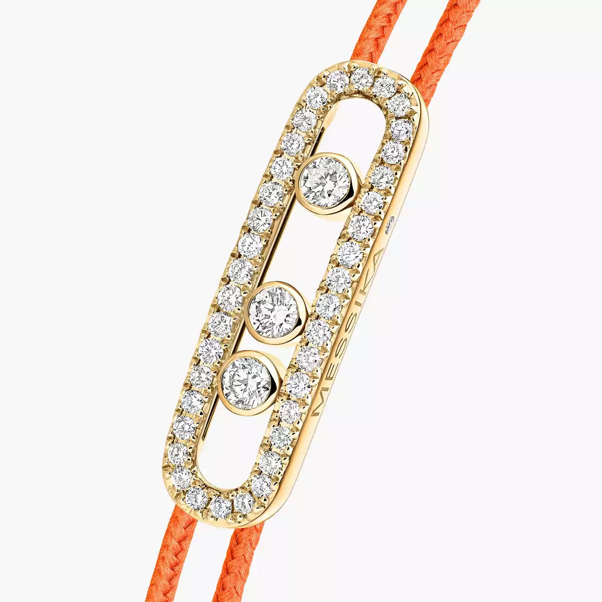 [Leaves]CARE(S) PAVÉ CORD BRACELET