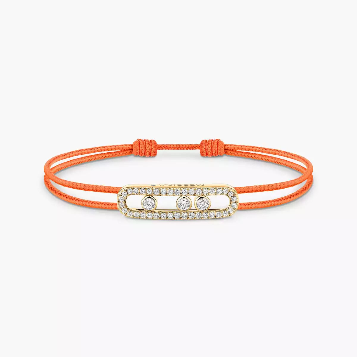 [Leaves]CARE(S) PAVÉ CORD BRACELET