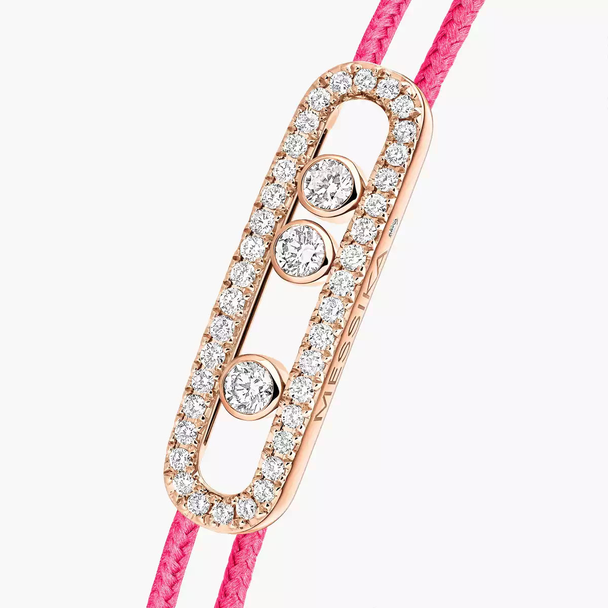 [Leaves]CARE(S) PAVÉ CORD BRACELET