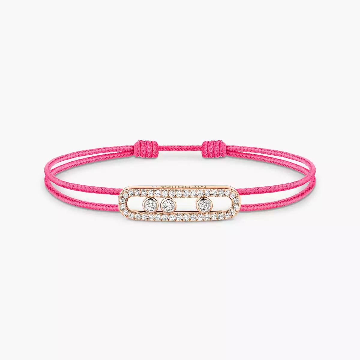[Leaves]CARE(S) PAVÉ CORD BRACELET