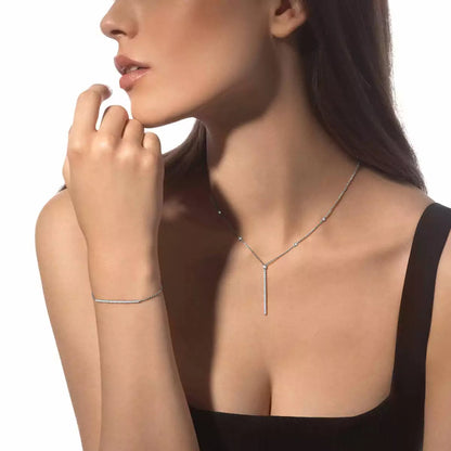[Leaves]MY TWIN TOI & MOI DIAMOND THIN BANGLE