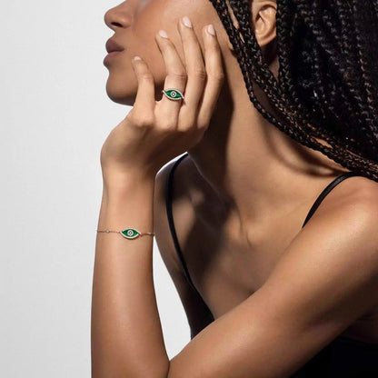 [Leaves]LUCKY EYE DIAMOND BRACELET