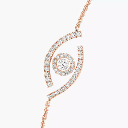[Leaves]LUCKY EYE PAVÉ-SET DIAMOND BRACELET