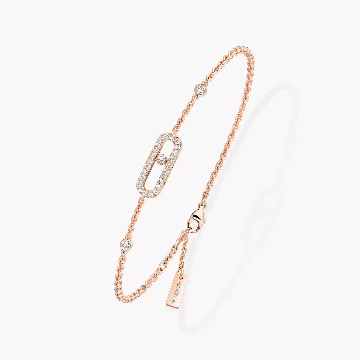 [Leaves]MOVE UNO DIAMOND BRACELET