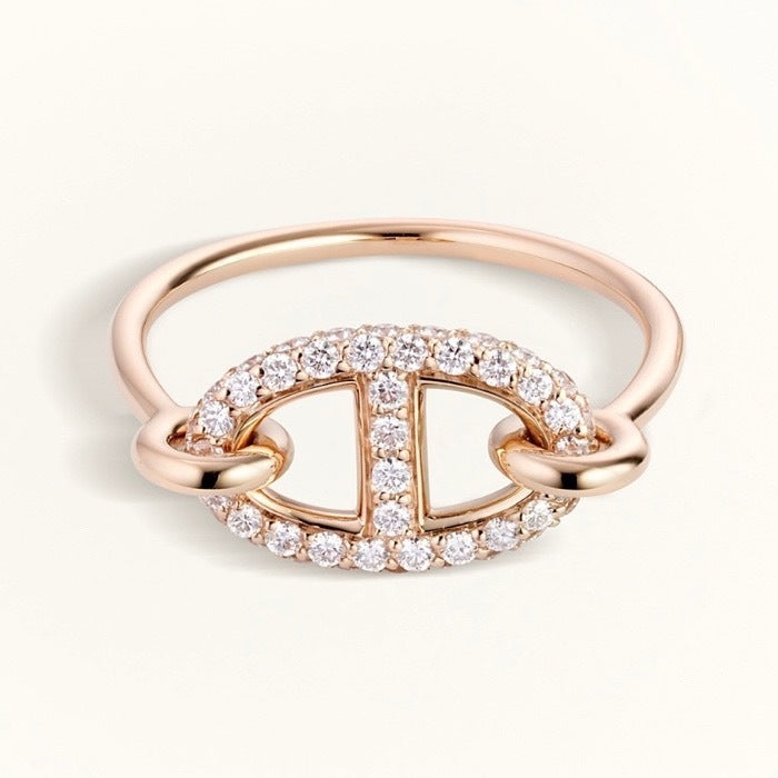 [Leaves]RONDE SMALL DIAMOND RING