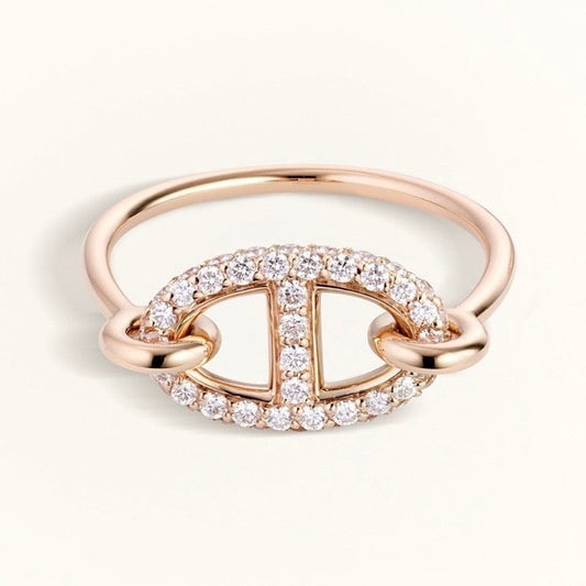 [Leaves]RONDE SMALL DIAMOND RING