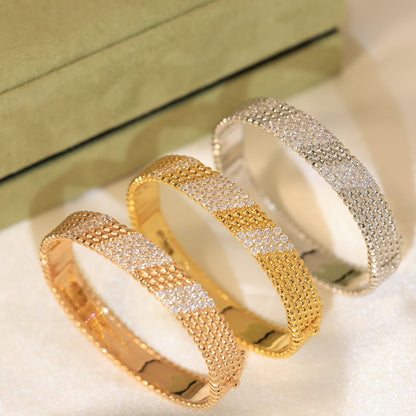[Leaves]  FIVE-ROW DIAMOND BRACELET