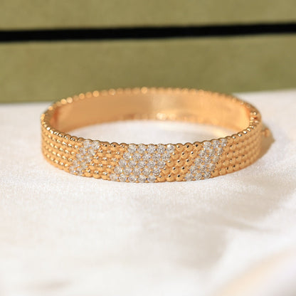 [Leaves]  FIVE-ROW DIAMOND BRACELET
