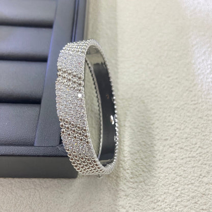 [Leaves]  FIVE-ROW DIAMOND BRACELET
