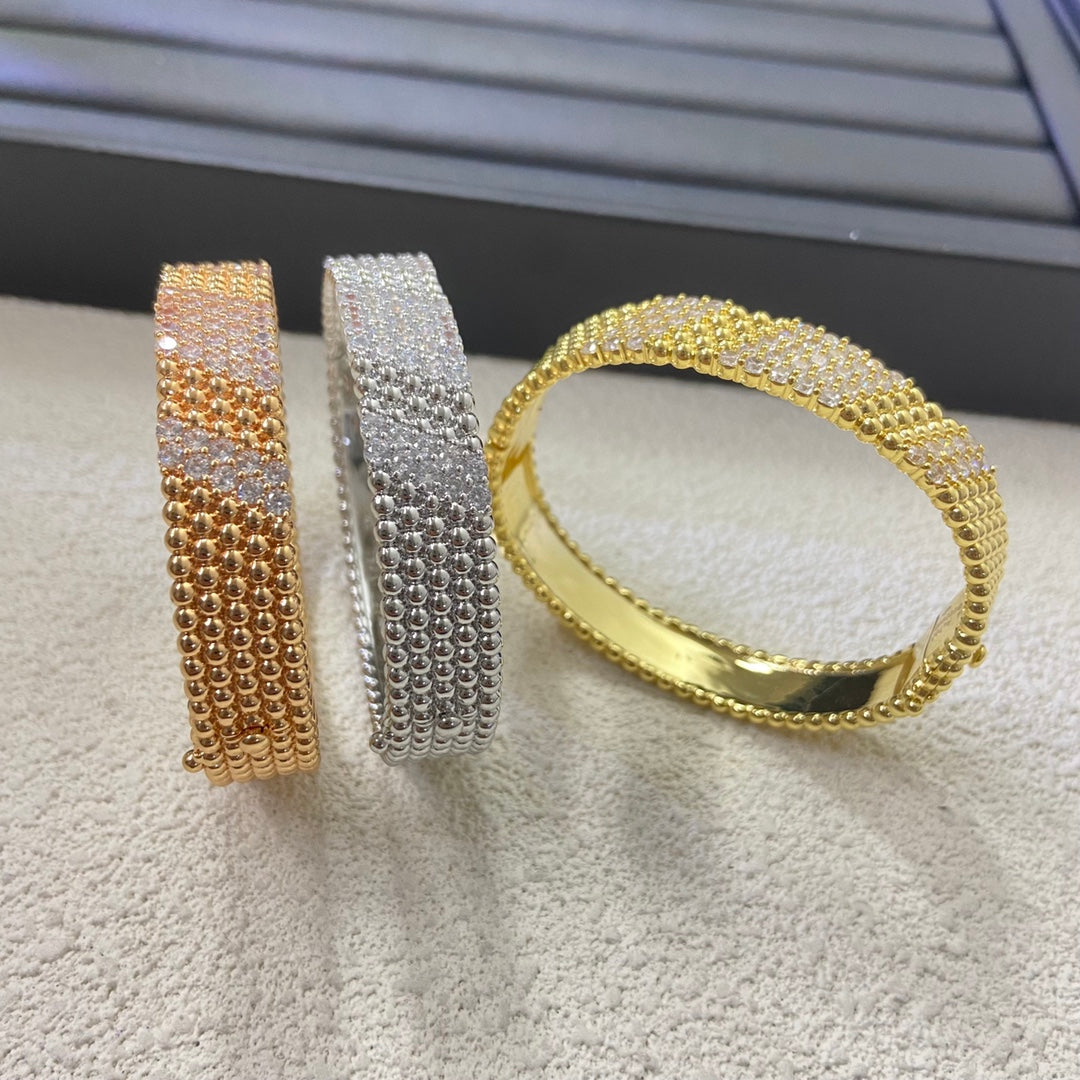 [Leaves]  FIVE-ROW DIAMOND BRACELET