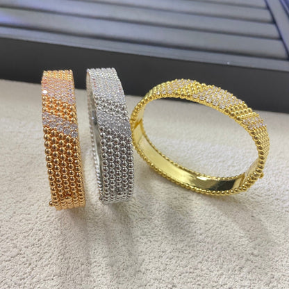 [Leaves]  FIVE-ROW DIAMOND BRACELET