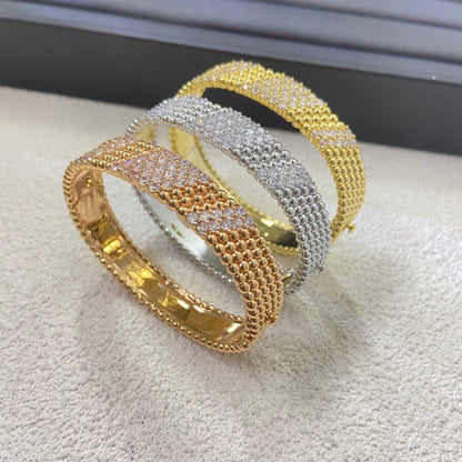 [Leaves]  FIVE-ROW DIAMOND BRACELET